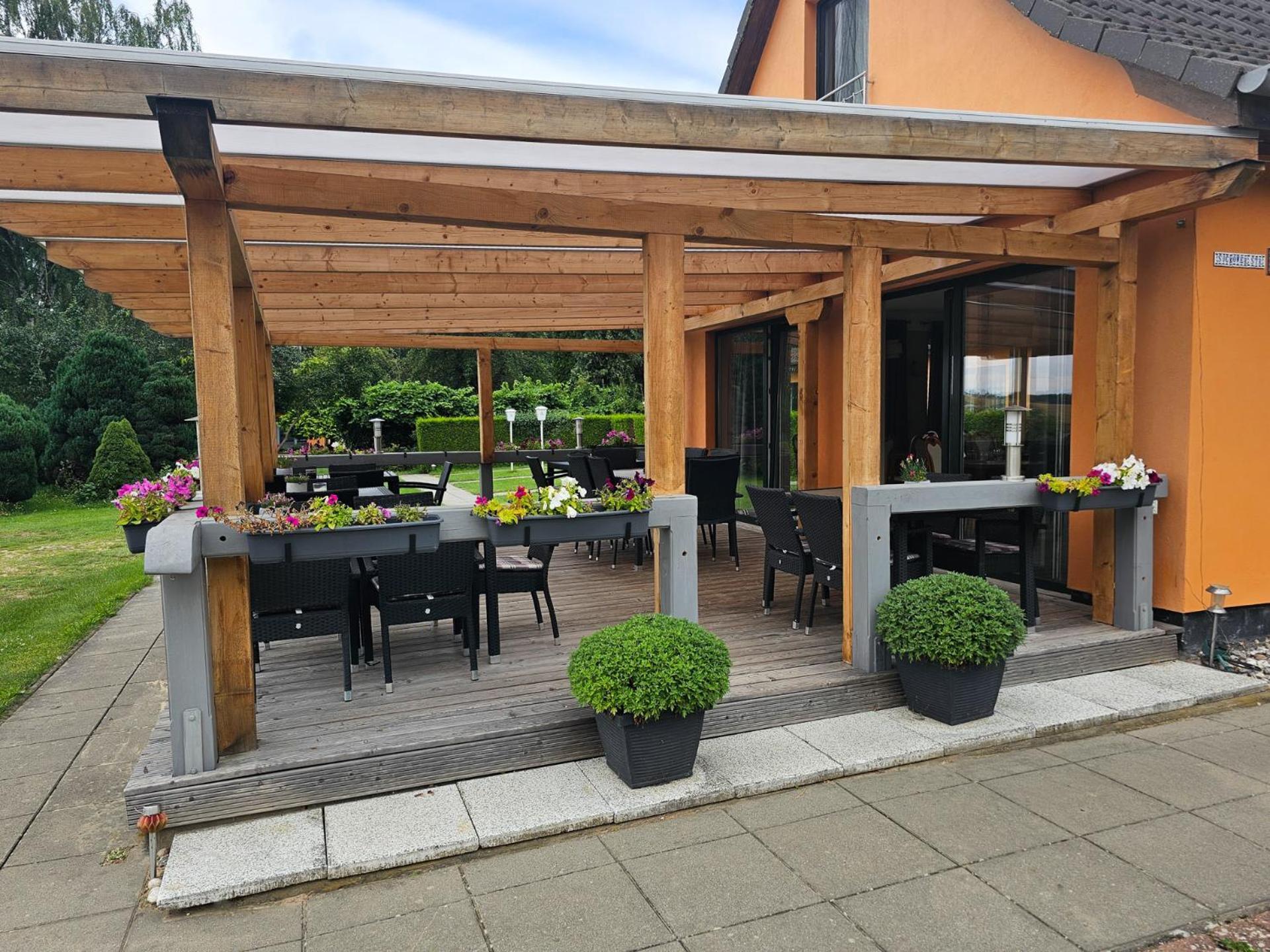 Pension Achterland Mellenthin Екстериор снимка